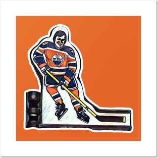 Coleco Table Hockey Players - Edmonton Oilers Posters and Art